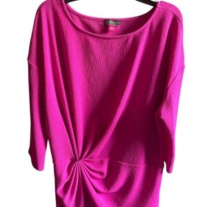 Vince Camuto Fuchsia Twist Blouse